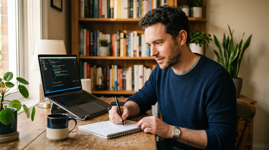 Umschulung zum Fachinformatiker – Quereinsteiger lernt Programmierung im Heimstudio